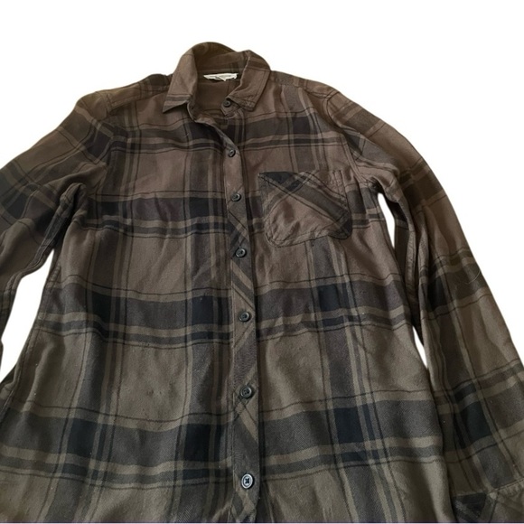 Beach Lunch Lounge Sally brushed flannel shirt, size Small S/P - Picture 1 of 8